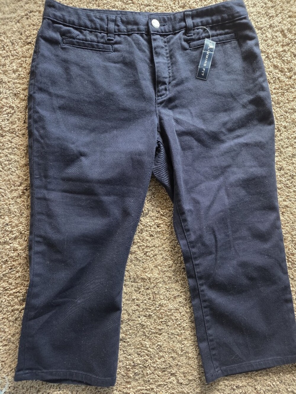 Chaos Dark Blue Capri Pants NWT